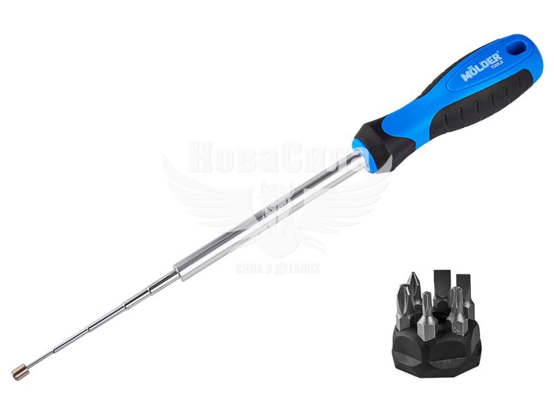 Викрутка (Molder Tools) -/+ 8в1 з насадками (MT32208)