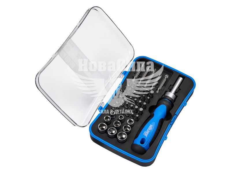 Викрутка реверсіонна (Molder Tools) -/+ 45в1 (MT32345)