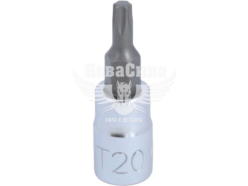 Головка торцева з бітою TORX 1/4 T20 (Toptul) (37мм.) (BCFA0820)
