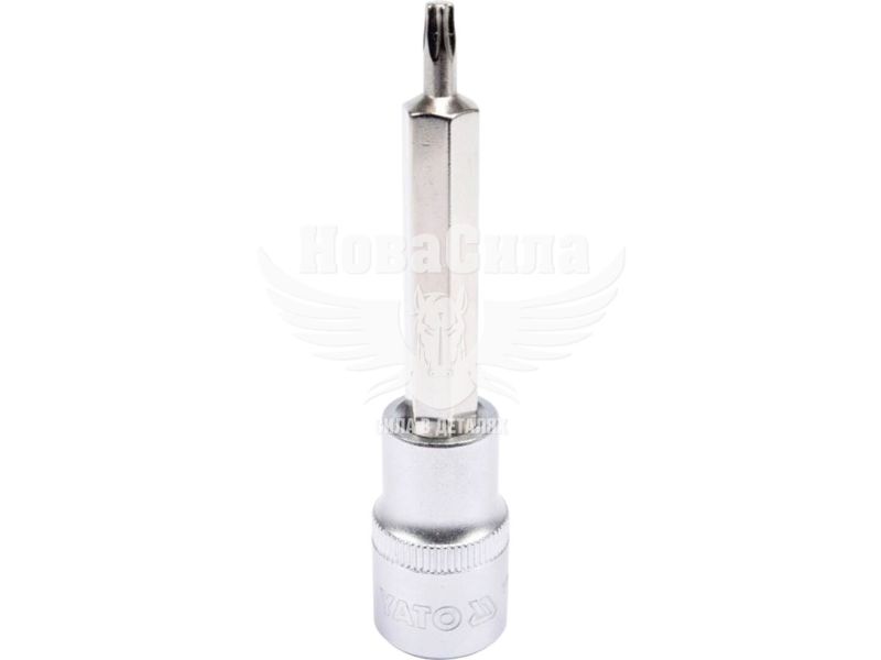 Головка торцева з бітою TORX 1/2 T25 (Yato) (100мм.) (YT-04321)