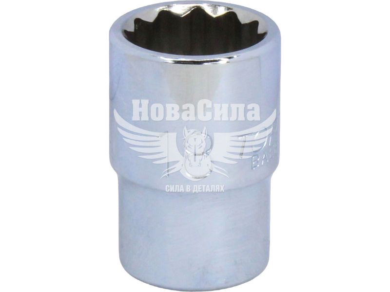 Головка торцева низька дванадцятигранна 1/2 18мм. (Toptul) (BAEB1618)