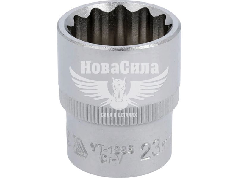 Головка торцева низька дванадцятигранна 1/2 23мм. (Yato) (YT-1285)