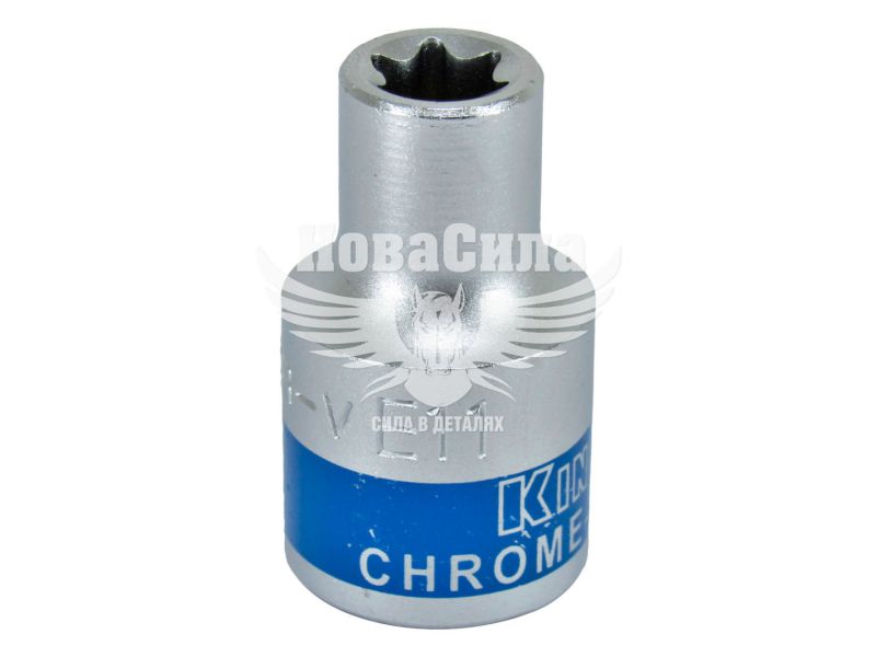 Головка торцева низька E-профіль 1/2 E-11мм. (King ROY) (30162-E11)