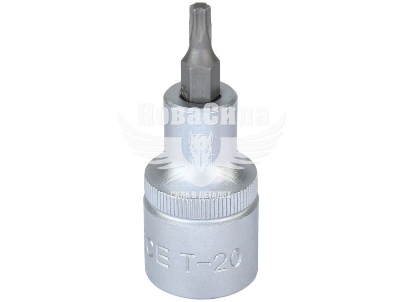 Головка торцева з бітою TORX 1/2 T20 (Force) (55мм.) (34605520)