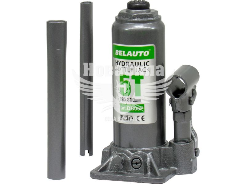 Домкрат гідравлічний 5т. (Belauto) пластм. упак. (вис. під. 380мм.) (DB05P)