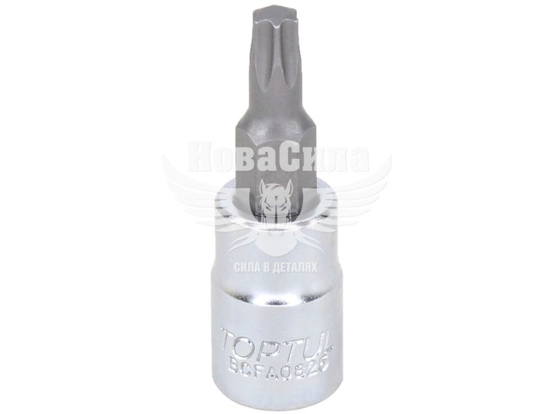Головка торцева з бітою TORX 1/4 T25 (Toptul) (37мм.) (BCFA0825)