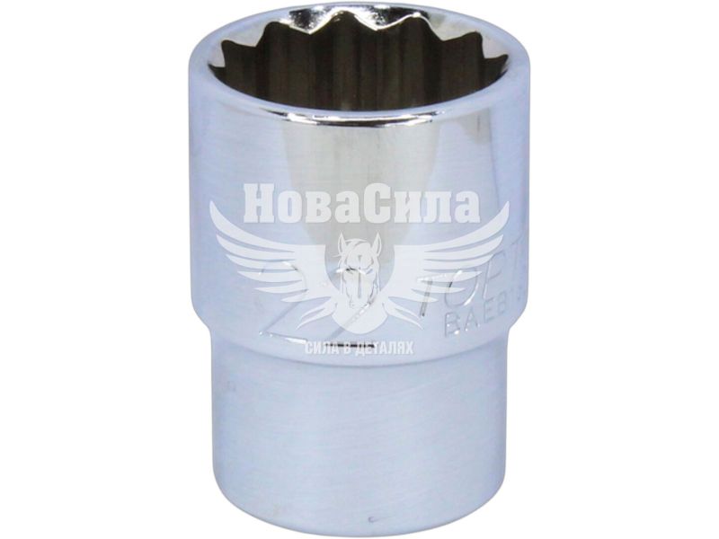 Головка торцева низька дванадцятигранна 1/2 22мм. (Toptul) (BAEB1622)