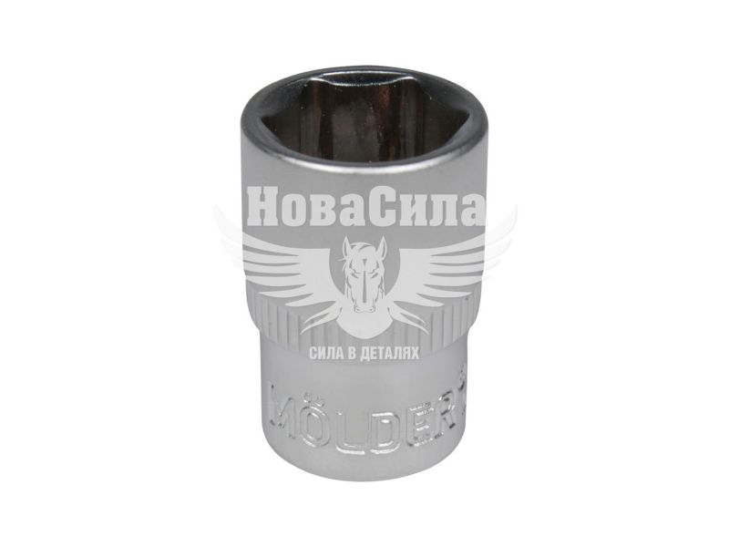 Головка торцева низька шестигранна 1/4 12мм. (Molder Tools) (MT64012)