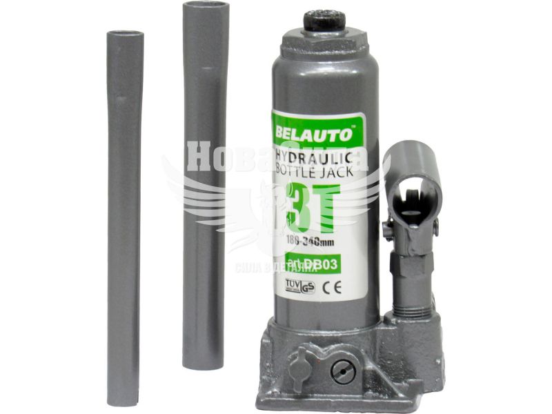 Домкрат гідравлічний 3т. (Belauto) (вис. під. 340мм.) (DB03)