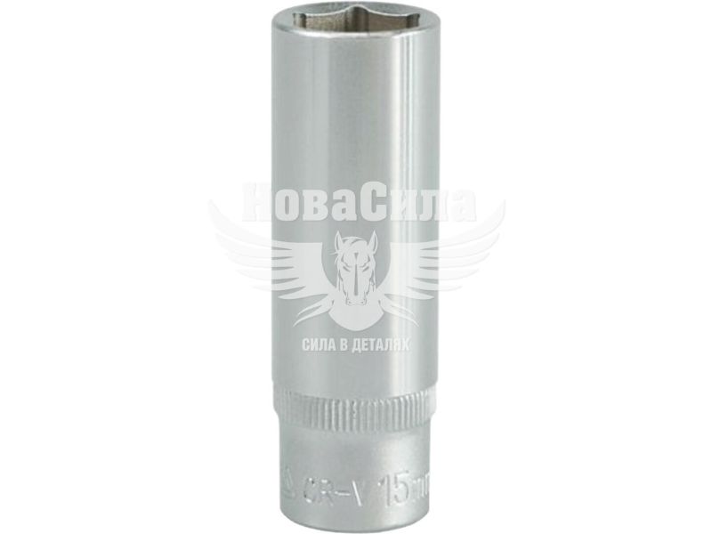 Головка торцева висока шестигранна 3/8 15мм. (Yato) (YT-3829)