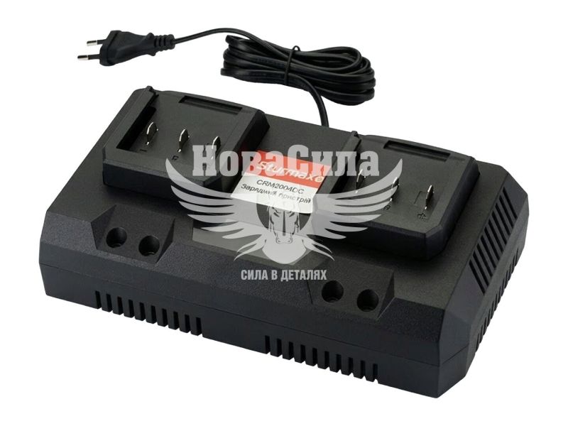 Зарядний пристрій Sturmax для акумуляторів 20 В Cordless Range, 2 слоти, 4 А (CRM2004DC)