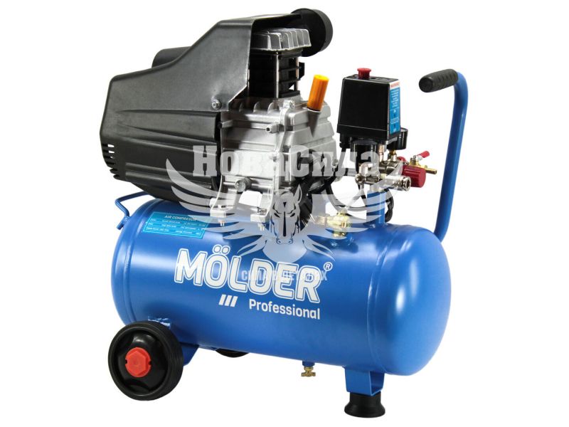 Компресор стаціонарний (Molder) (1-но цил.) 1,1кВт.- 8атм.- 140л/хв. 20л. (MA31200)