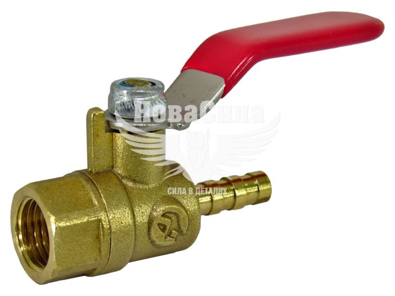 Кран шаровий повітряний з внутр. різьб. 1/4 на шланг 6мм. (Intertool) (PT-1885)
