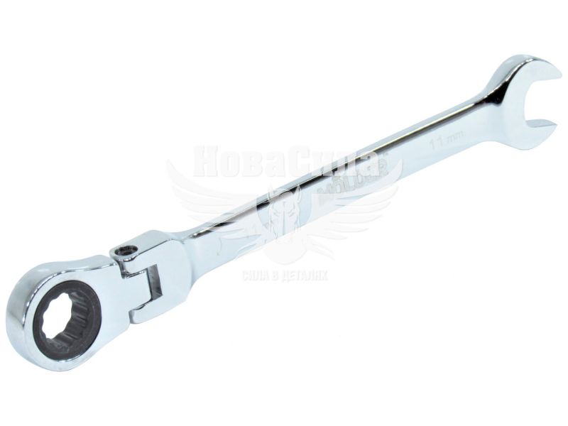 Ключ комбінований 11мм. з тріщоткою і карданом (Molder Tools) (MT57011)