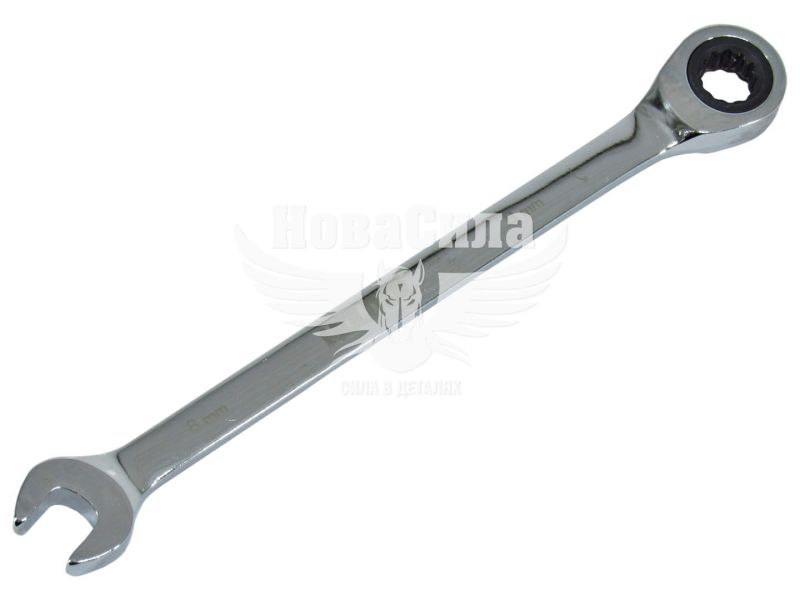 Ключ ріжково-накидний 8мм. з тріщоткою (Molder Tools) (MT56008)