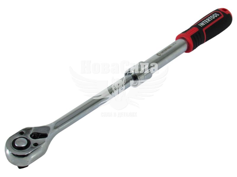 Ключ тріщотка 1/2 (Intertool) телескопічна 72 зубів (ET-8006)