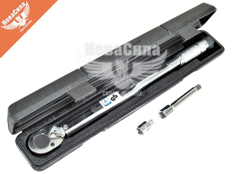 Ключ динамометричний+подовжувач (Intertool) 1/2 (28-210NM) (XT-9007)