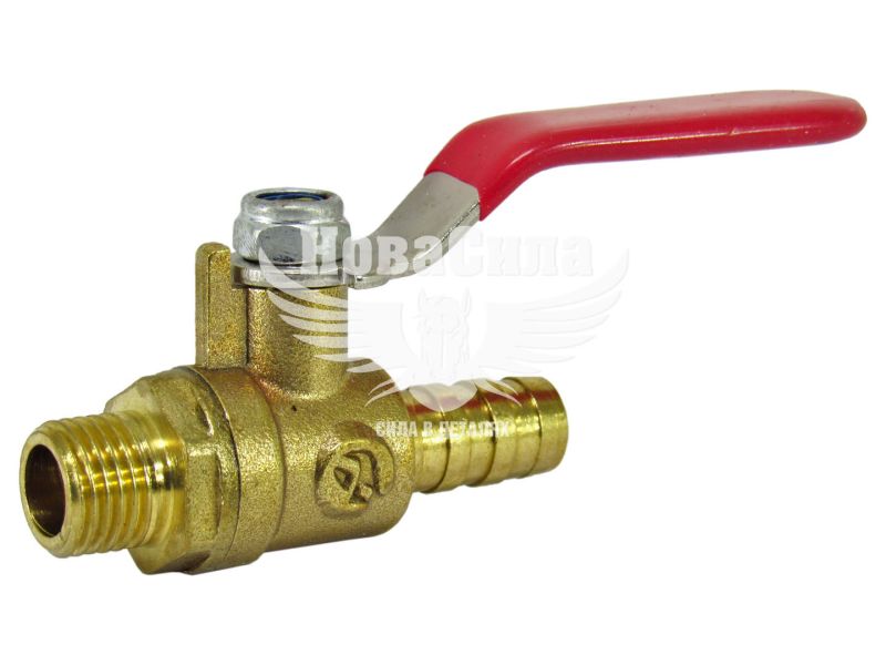 Кран шаровий повітряний з зовн. різьб. 1/4 на шланг 10мм. (Intertool) (PT-1890)