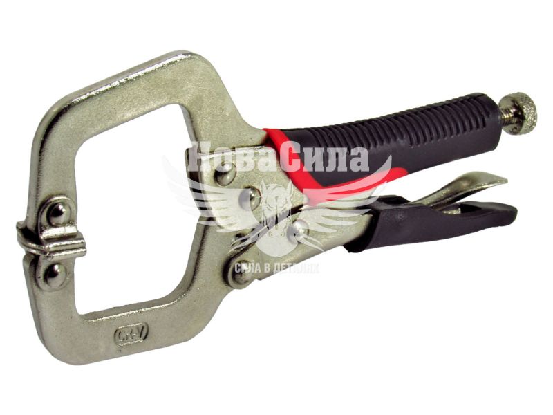 Кліщі затискні 150мм. (Intertool) (C-type) (UT-5205)