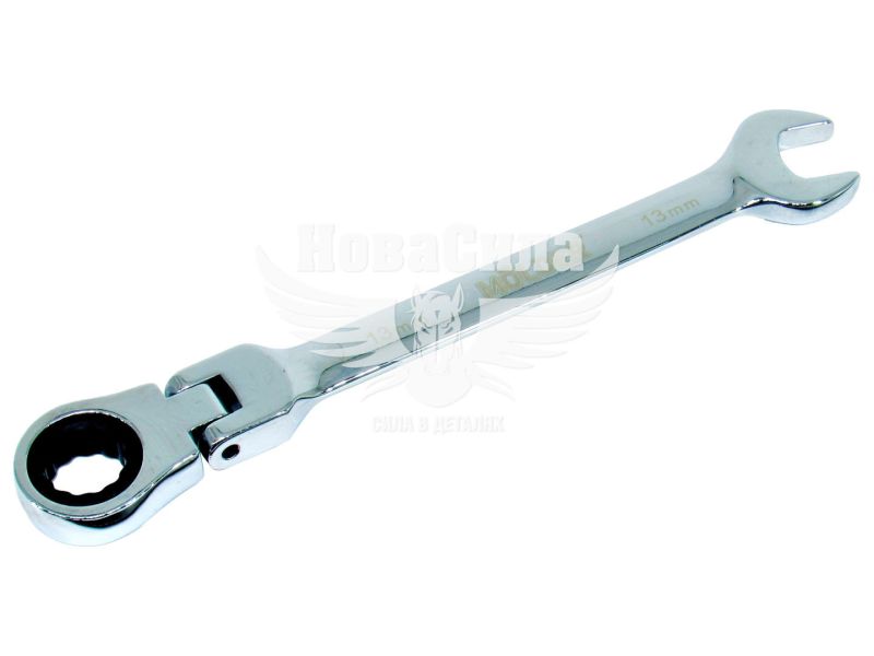 Ключ комбінований 13мм. з тріщоткою і карданом (Molder Tools) (MT57013)