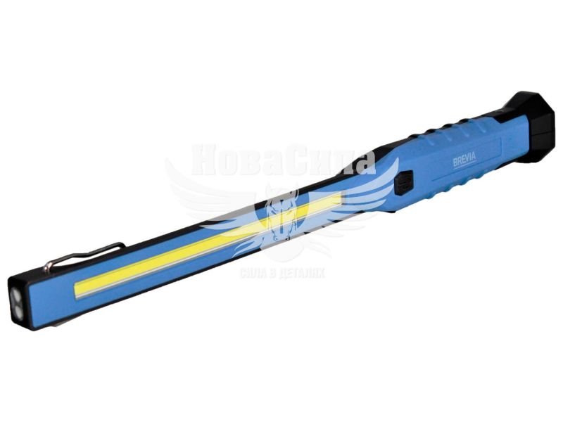 Лампа переносна інспекційна (Brevia) LED 3W COB+1W, 300lm, 2000mAh (11380)