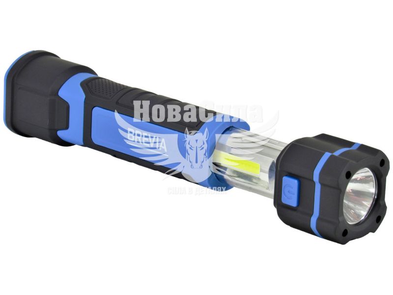 Лампа переносна інспекційна (телескопічна) (Brevia) LED 3W COB+1W 300lm, 2000mAh, microUSB (11340)