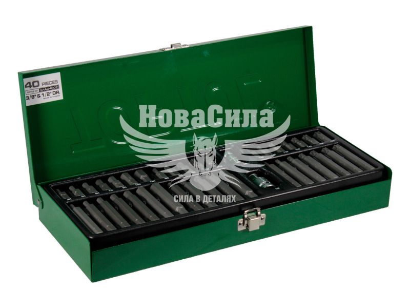 Набір біт 40 од. (Toptul) зірок і шестигранників (GAAD4002)