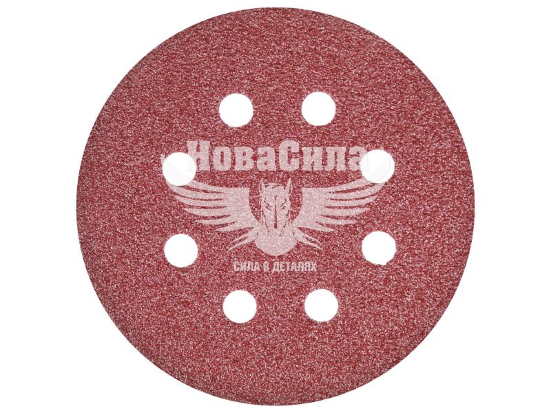 Наждачний папір (TITAN Abrasive) P_060 125мм. (круг 8отв. на липучку) (ТА12510608)