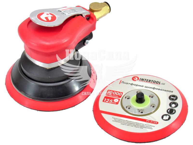 Машинка шліфовально-поліровочна (Intertool) (пневматична) (PT-1006)