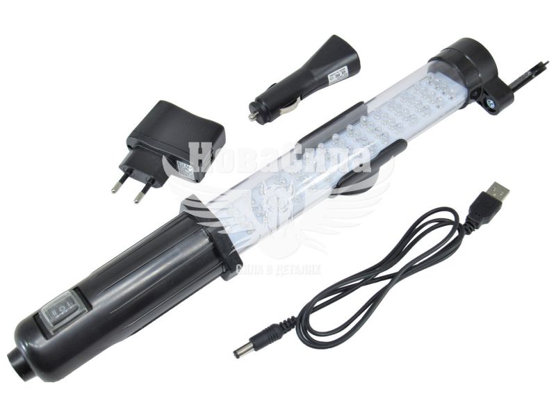 Лампа переносна LED 12-230V (HICO) (60+17LED) (LAM010)