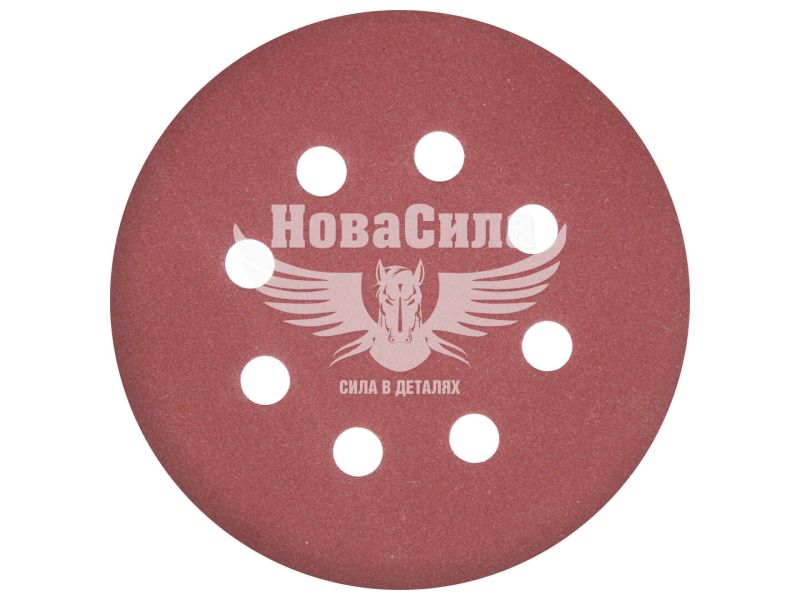 Наждачний папір (TITAN Abrasive) P_0600 125мм. (круг 8отв. на липучку) (TA125106008)