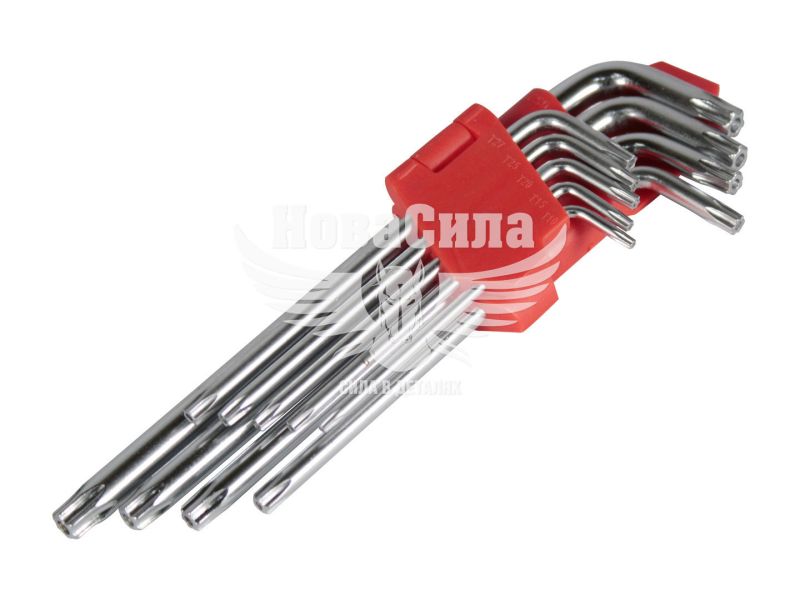 Набір зірочок Г-подібних ключів TORX довгі (Lavita) (Cr-V, T10-T50) (LA 511600)