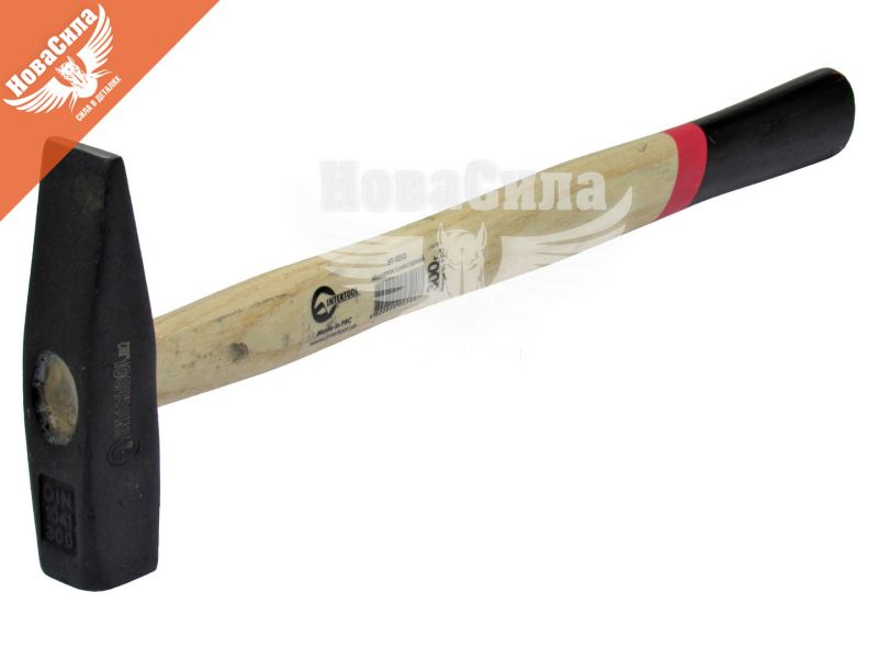 Молоток слюсарний (Intertool) 300г ручка ясен (HT-0252)