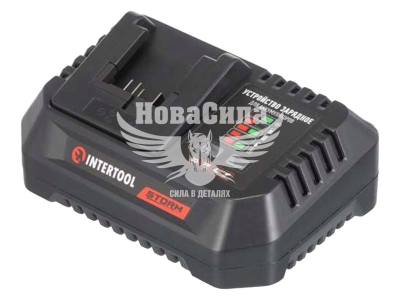 Пристрій зарядний для акумуляторів Li-ion 20 В, (Intertool) струм заряду 4,0 А (WT-0345)