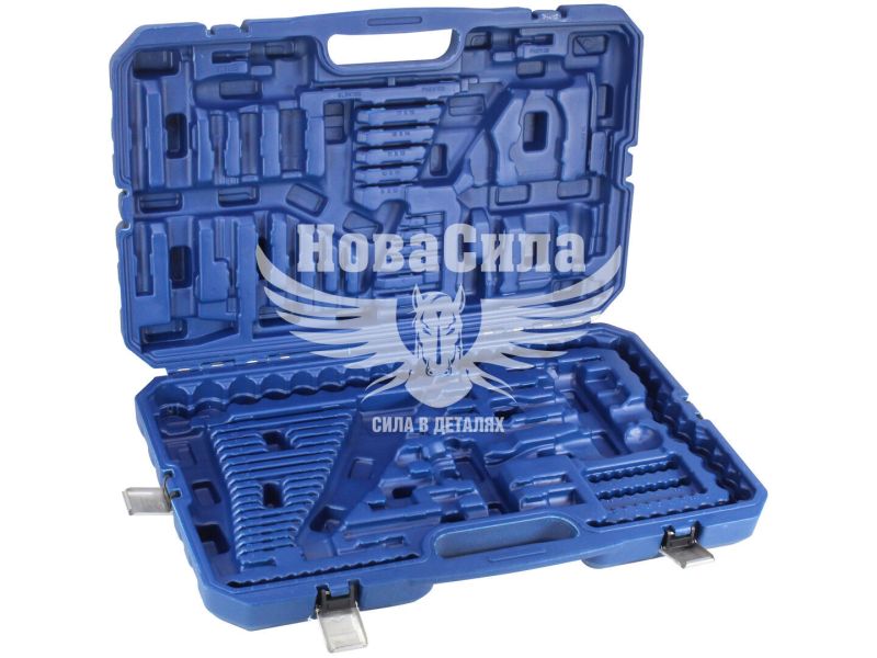 Пластиковий кейс для головок і приладдя 1/2", 3/8", 1/4", 143 одиниць (Andrmax) (1412143P)