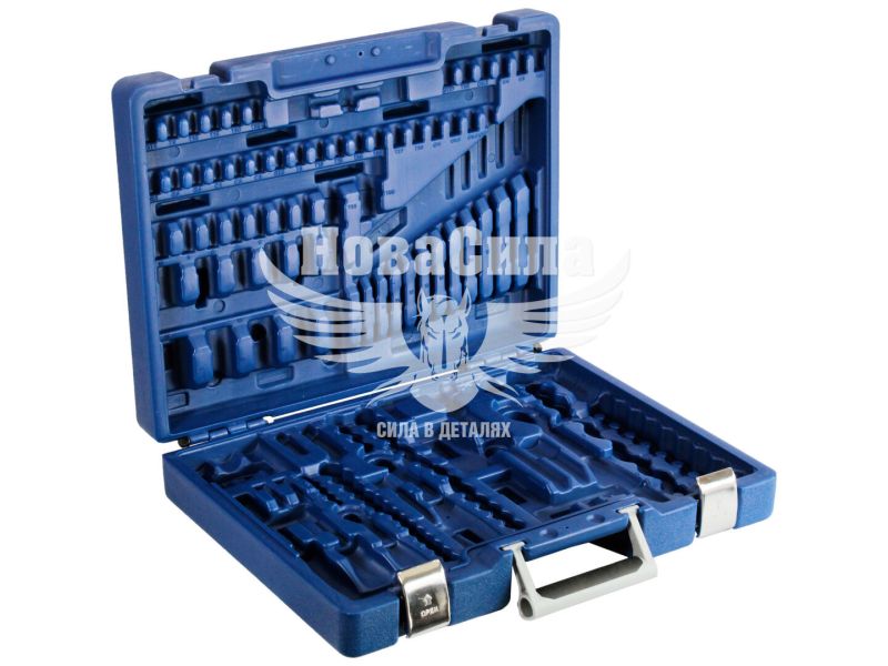 Пластиковий кейс для головок і приладдя 1/2", 3/8", 1/4", 216 одиниць (Andrmax) (1214216P)