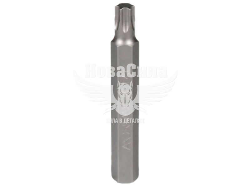 Насадка для викрутки T45 75мм. (Andrmax) TORX (біта) (107545T)
