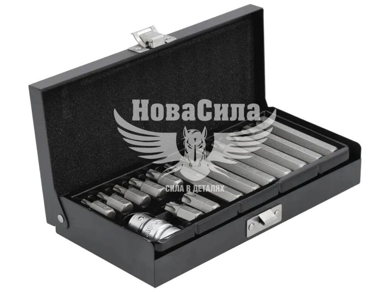 Набір біт 15 од. 1/2 TORX (Yato) зірок і шестигранників (YT-0411)
