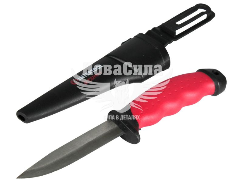 Ніж прорізний 100мм. (Intertool) (з чехлом) (HT-0536)