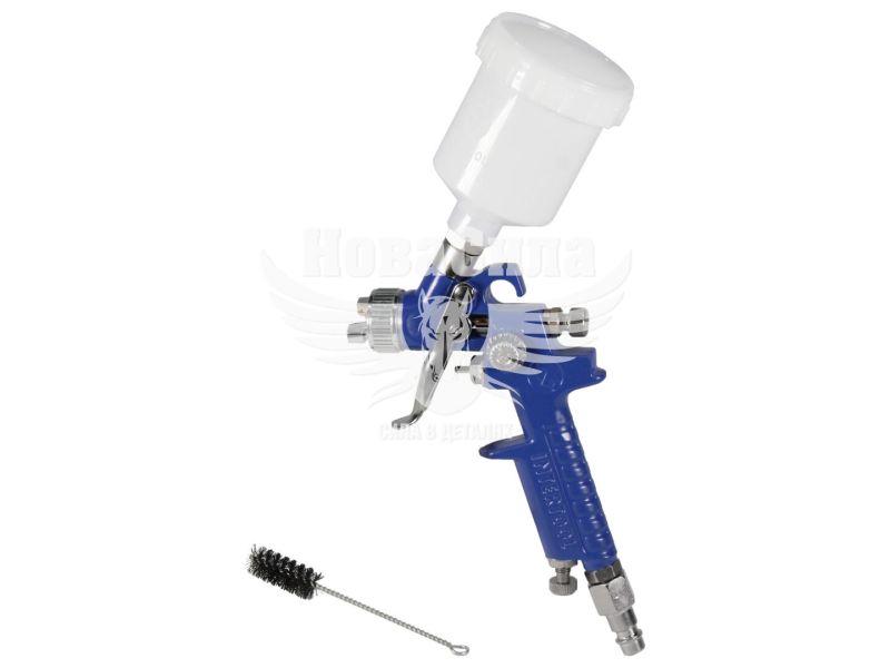 Пульверизатор (INTERTOOL) з верхн.бачком (пластм.) HVLP MINI 0.8mm 125мл до 3Атм (PT-0101)