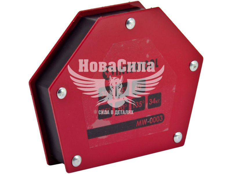 Тримач магнітний для зварювання 34кг (трапеція) (Intertool) (145x110x25мм.) (MW-0003)