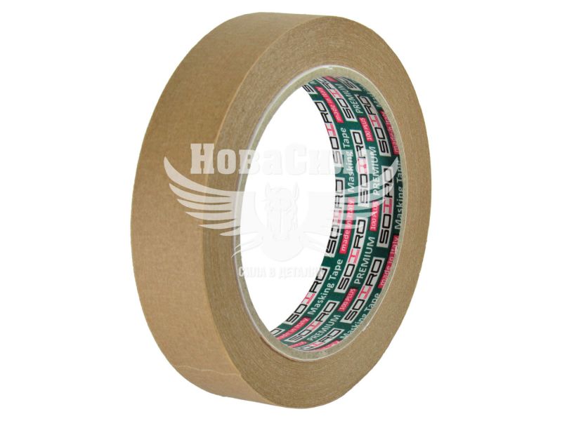 Скотч малярний 24мм. 100* коричневий (Sotro) (Premium) (T052024)