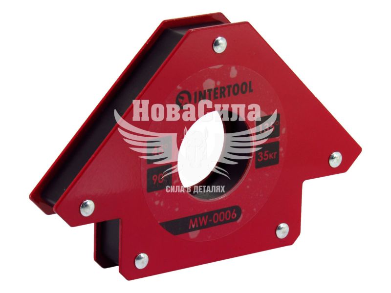 Тримач магнітний для зварювання 35кг (стріла) (Intertool) (110x120x25мм.) (MW-0006)