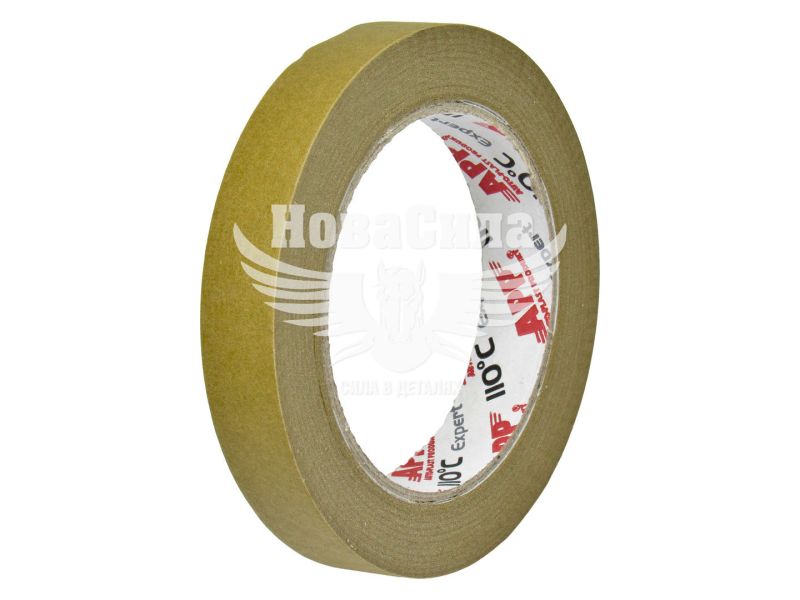 Скотч малярний 18мм. 110* коричневий (APP) (070206)
