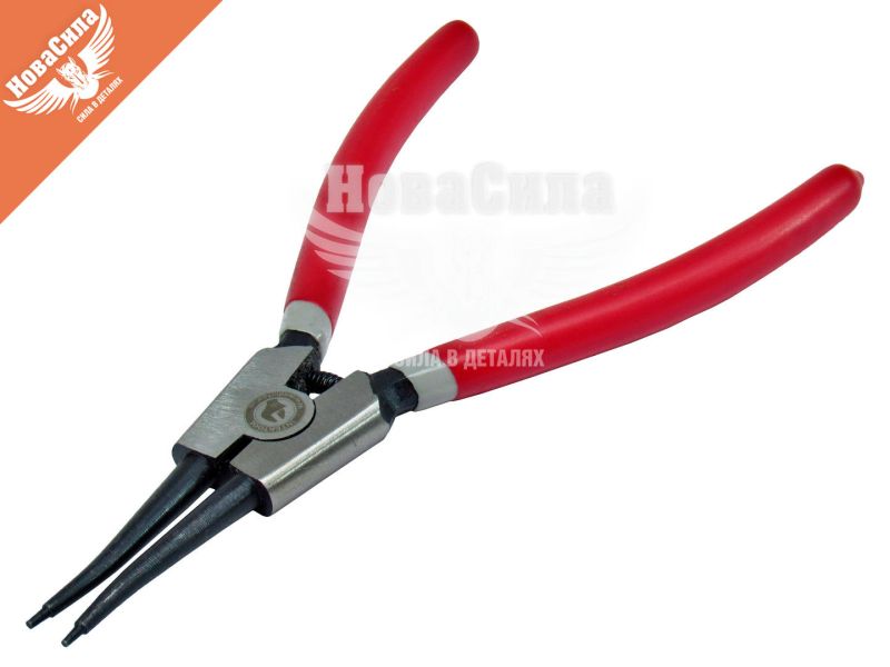 Щипці для зняття стопорних кілець (Intertool) прямі для розжиму (HT-7013)