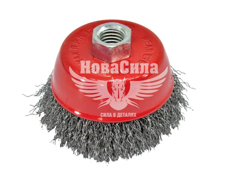 Щітка чашкова 75мм. М14 (Intertool) йоршшик на болгарку (BT-1075)