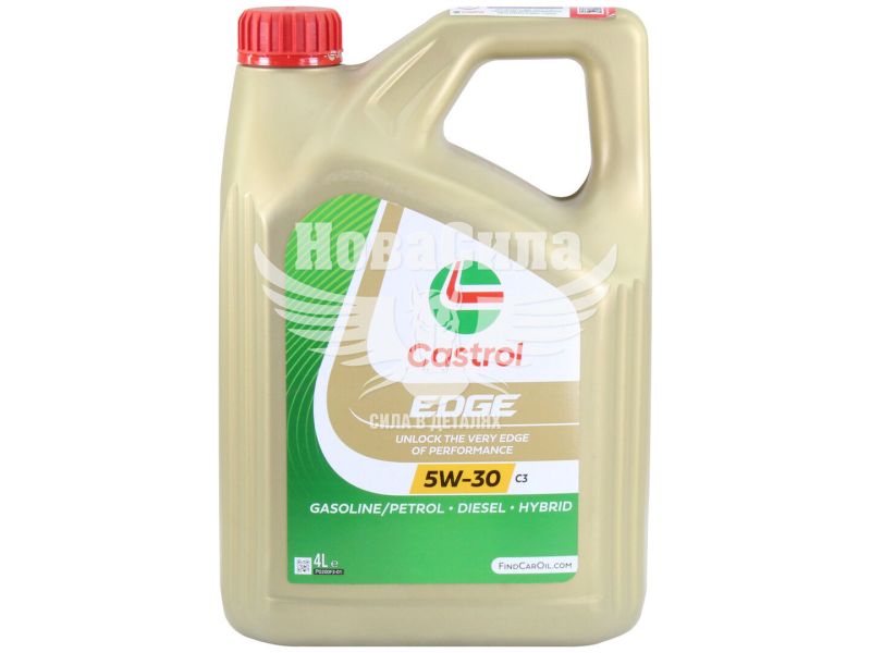 Моторна олива бензин, дизель 5W-30 (Castrol) EDGE C3 4л. (1552FF)
