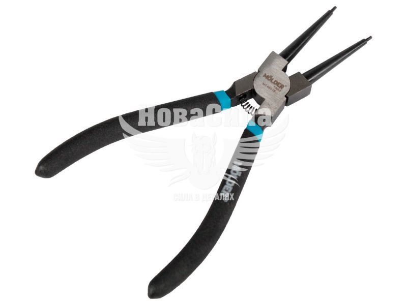Щипці для зняття стопорних кілець (Molder Tools) прямі для зажиму 180мм. (MT46018)