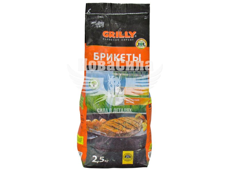 Брикети для мангалу (Grilly) 2,5кг. (GR-65187)