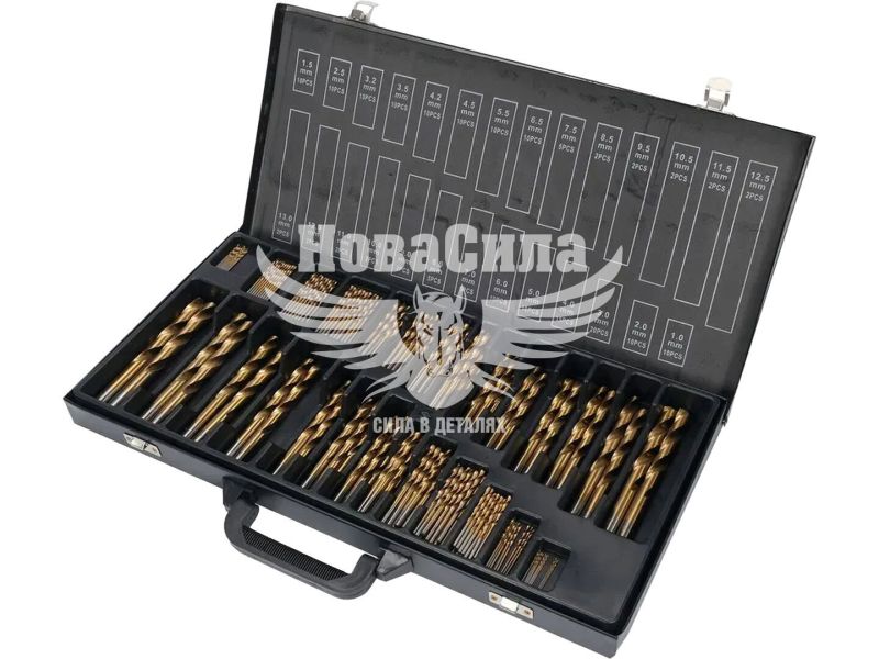 Набір сверл по металу кт-190шт. (Yato) (YT-44677)
